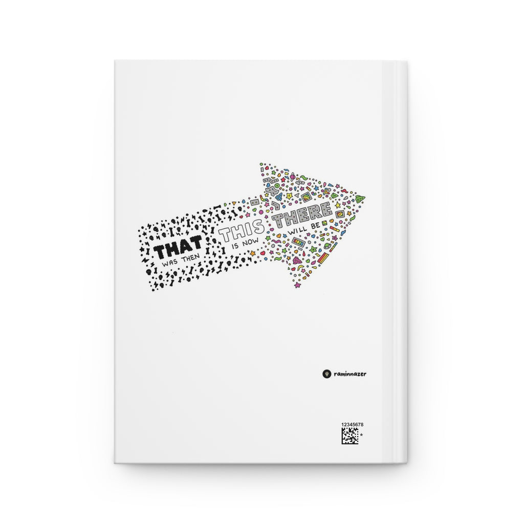 Colorful Motivational Hardcover Journal | Reflective Writing, Personal Growth, Gift for Students, Artists, Dreamers, Festive Journaling