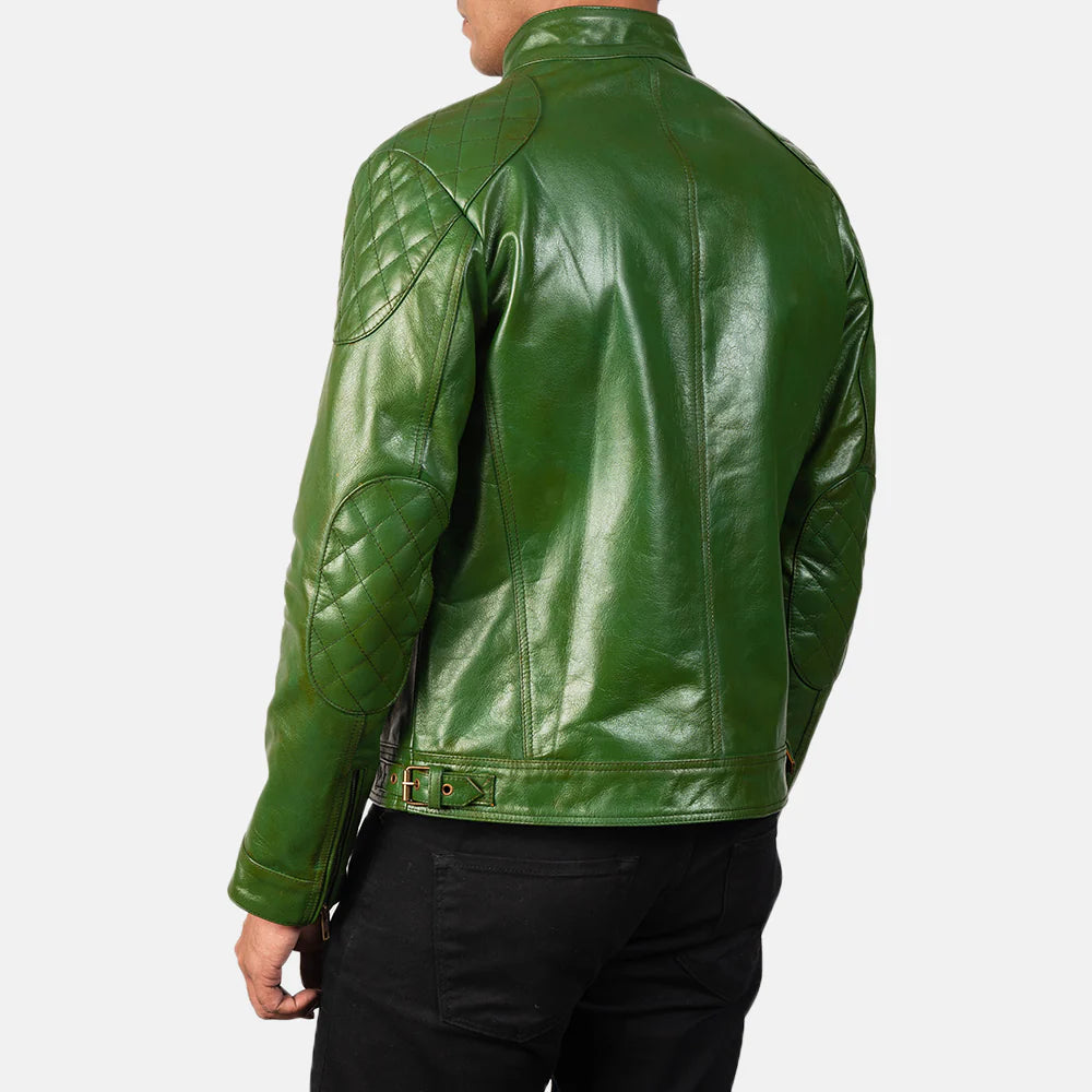 Gatsby Leather Biker Jacket – Men’s Vintage Elegance Edition